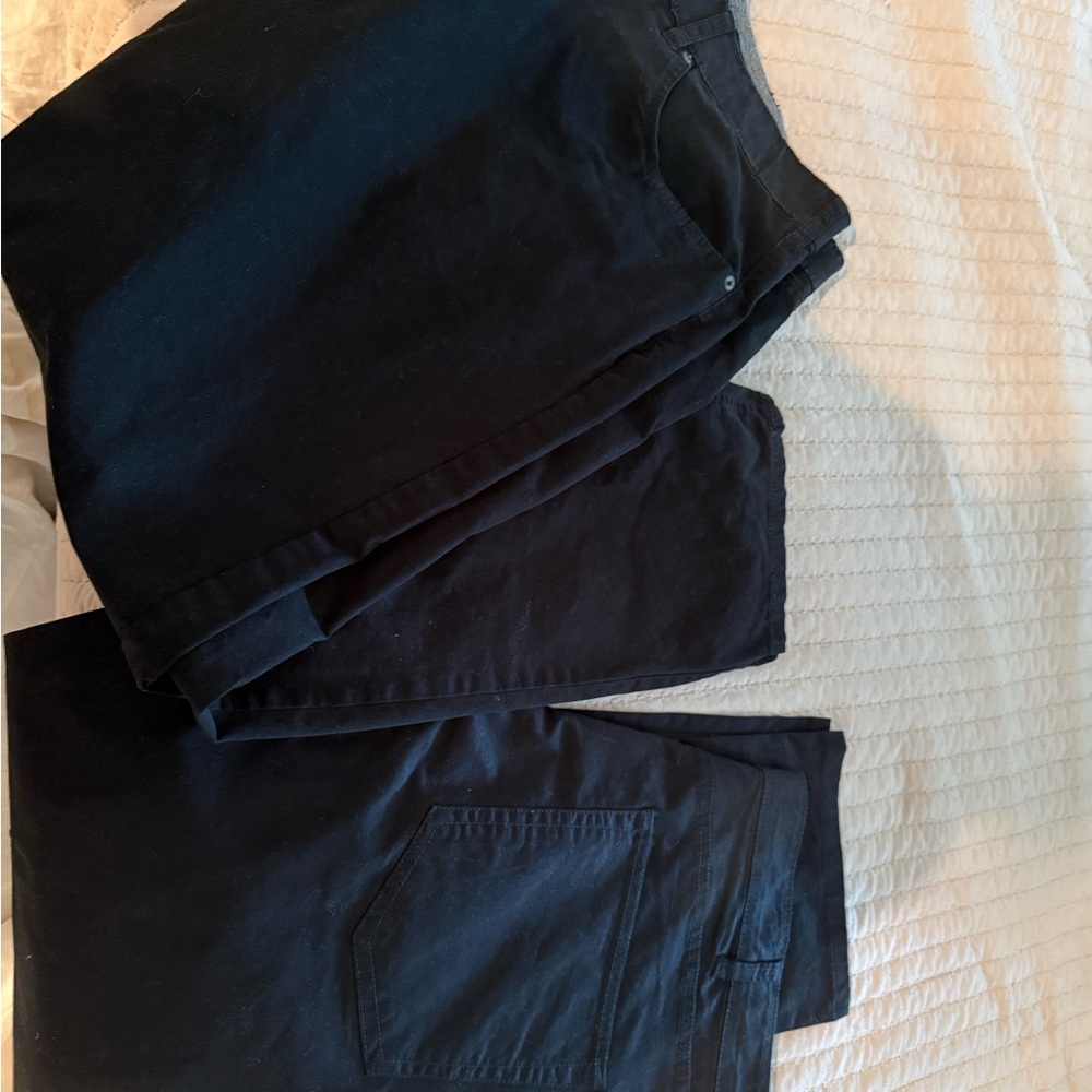Mason Black and Gray 5-Pocket Pants